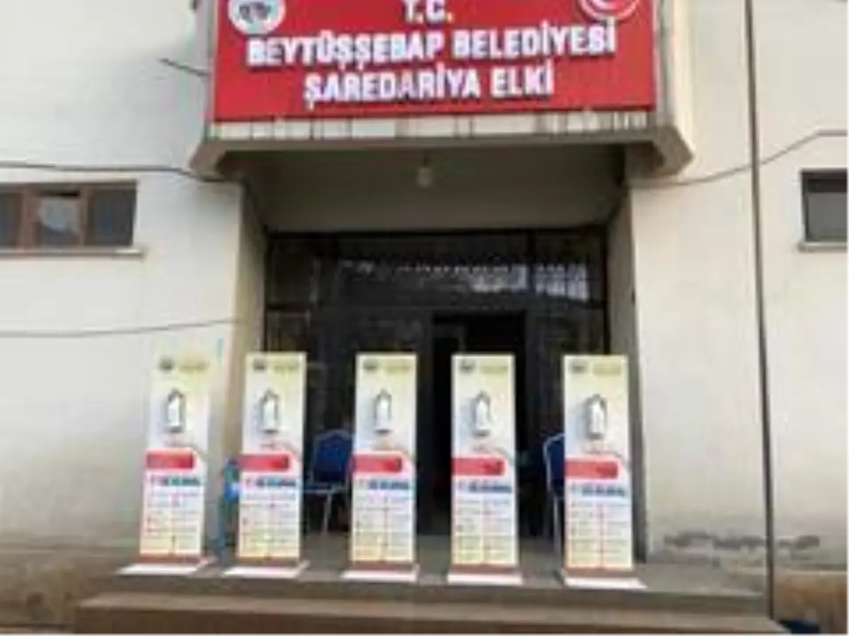 Beytüşşebap\'ta dezenfekte noktaları oluşturuldu