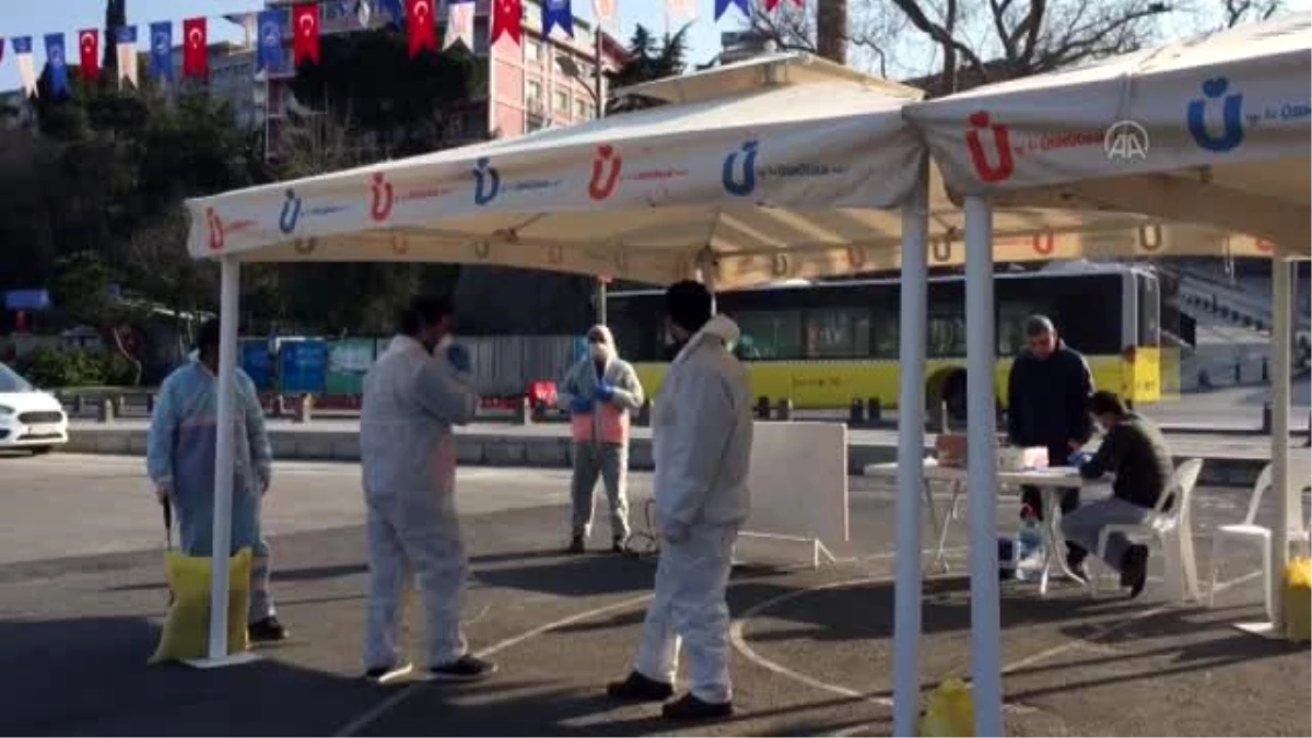 Harem Otogarındaki dezenfekte istasyonu kamu araçları için çalışacak