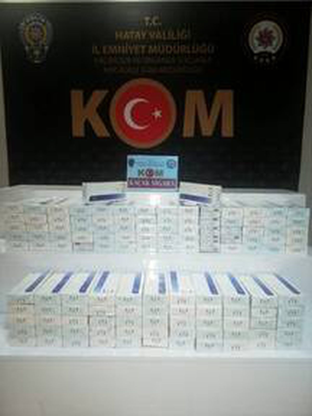 Hatay\'da 1270 paket gümrük kaçağı sigara ele geçirildi