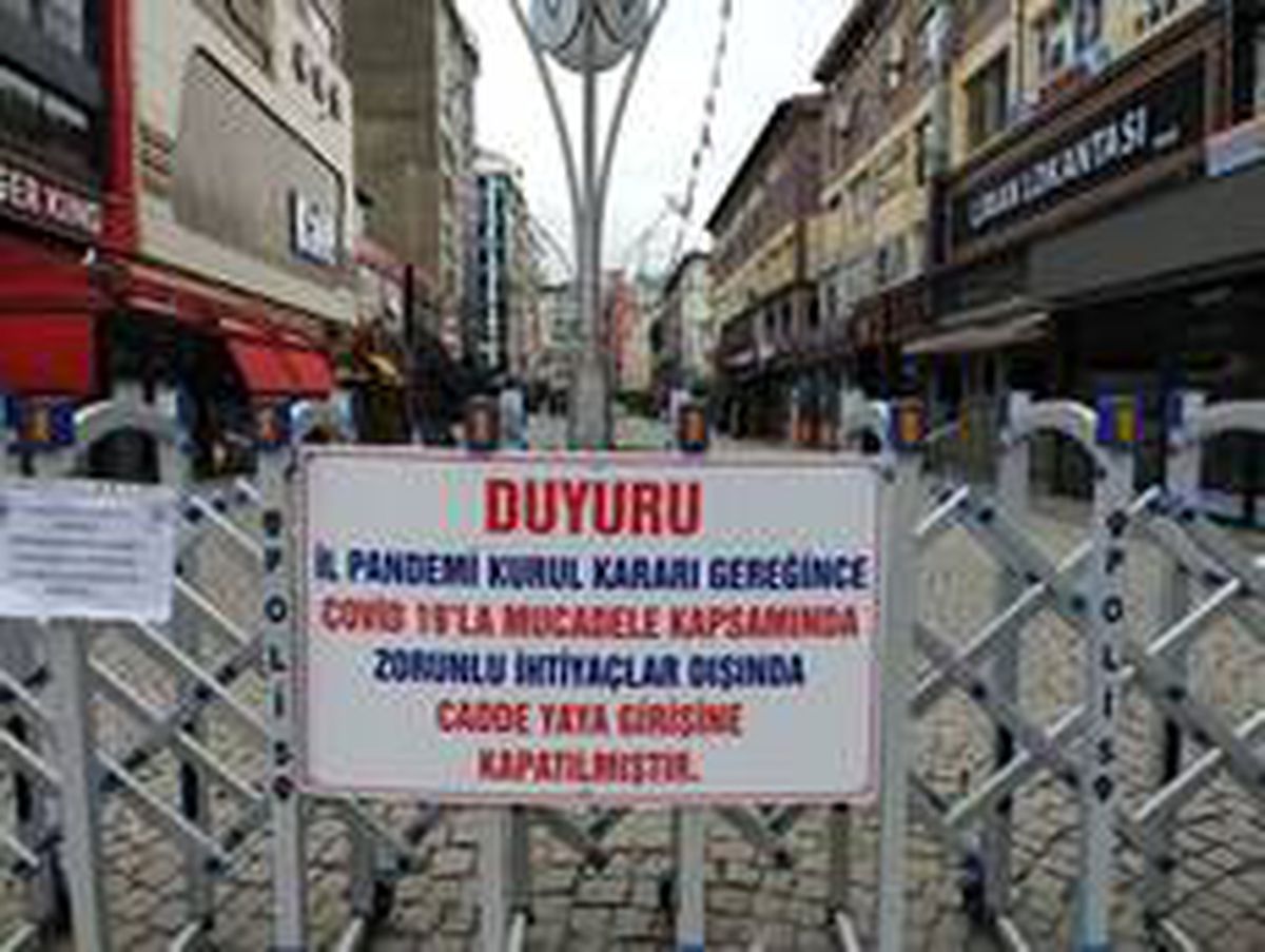 Rize\'nin kalabalık caddelerine giriş yasaklandı