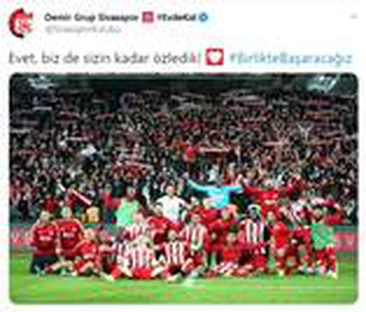 Sivasspor: "Futbolu özledik"