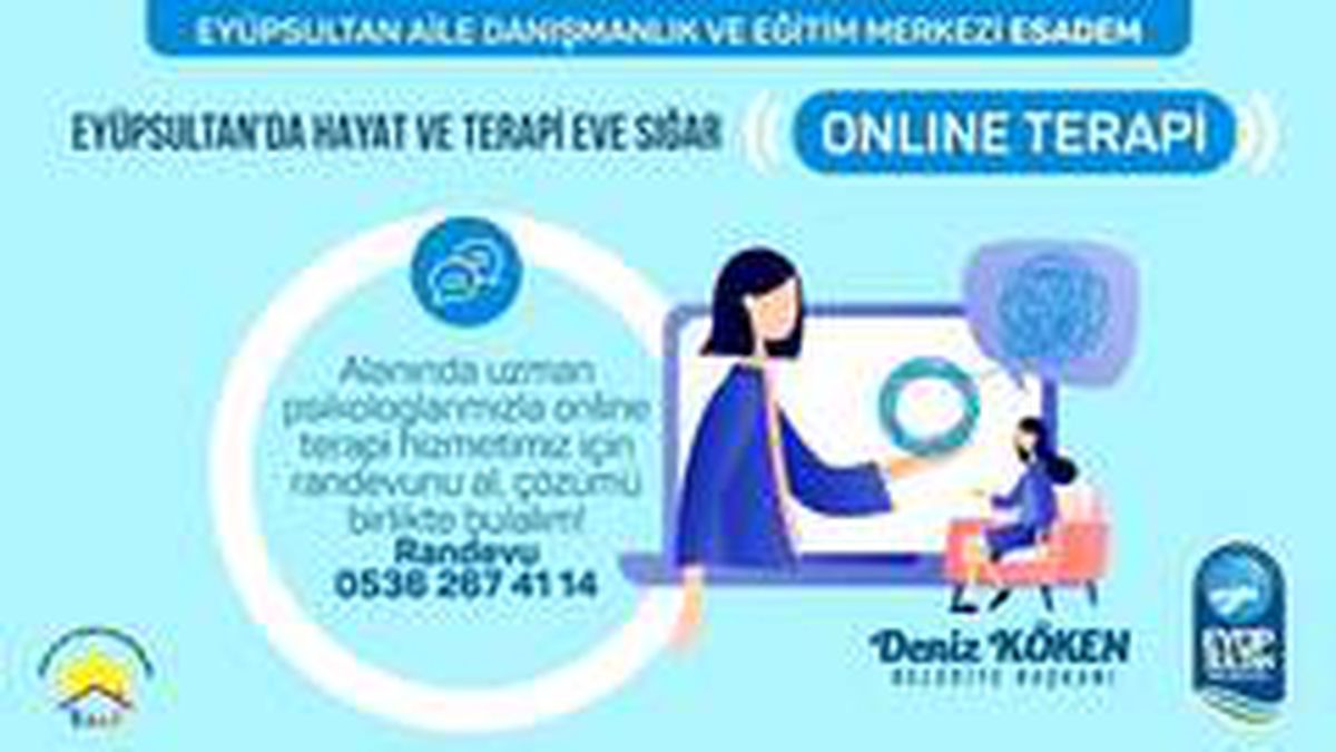Eyüpsultan\'da online yüz yüze terapi başlıyor