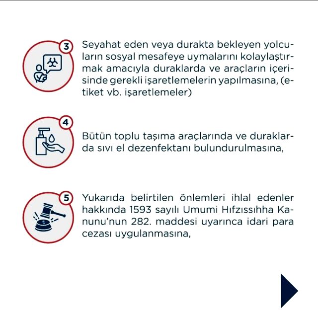 İstanbul Valiliği'nden koronavirüs tedbirleri kapsamında toplu taşımada uygulanacak yeni tedbirleri açıkladı