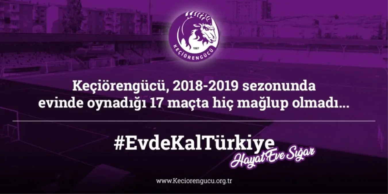 Keçiörengücü\'nden 17 maçlık yenilmezlik serisi ile "Evde Kal" mesajı