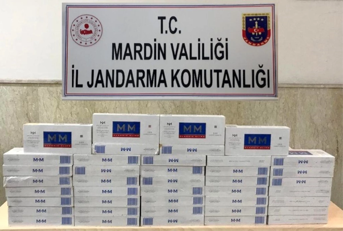 Mardin\'de 2 bin 440 paket kaçak sigara ele geçirildi