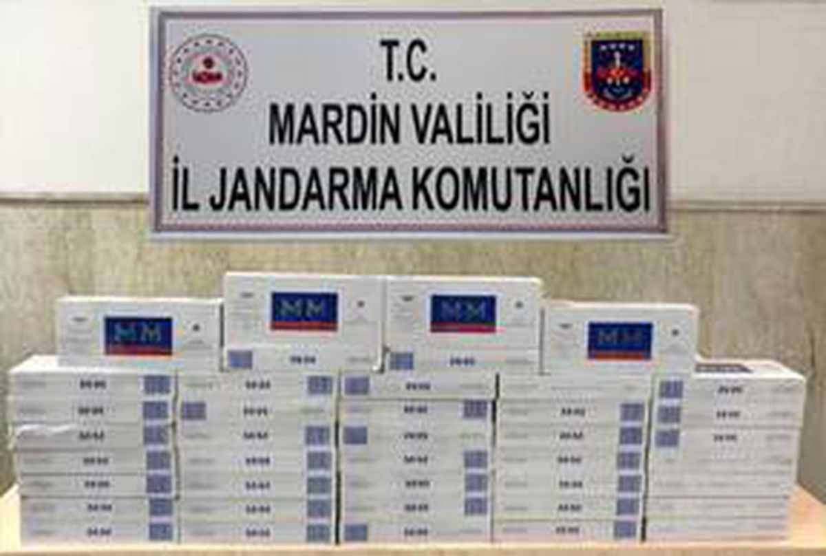 Mardin\'de kaçak sigara operasyonu