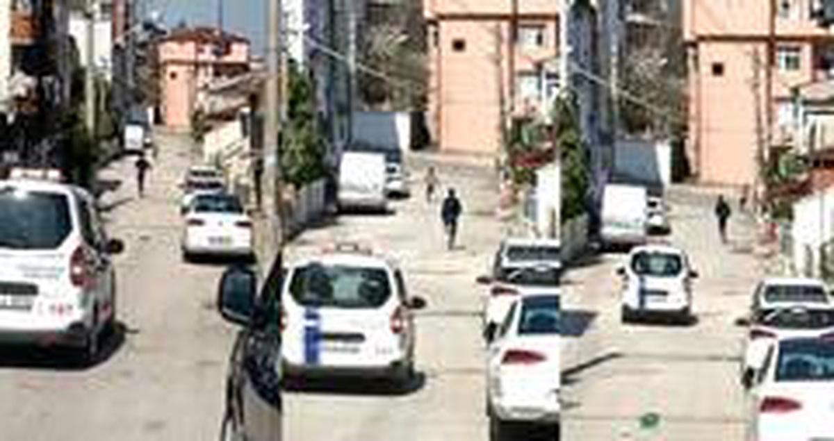 Sokağa çıkma yasağını ihlal eden gençler, doğal gaz dağıtım aracını polis sanınca büyük panik yaşadı