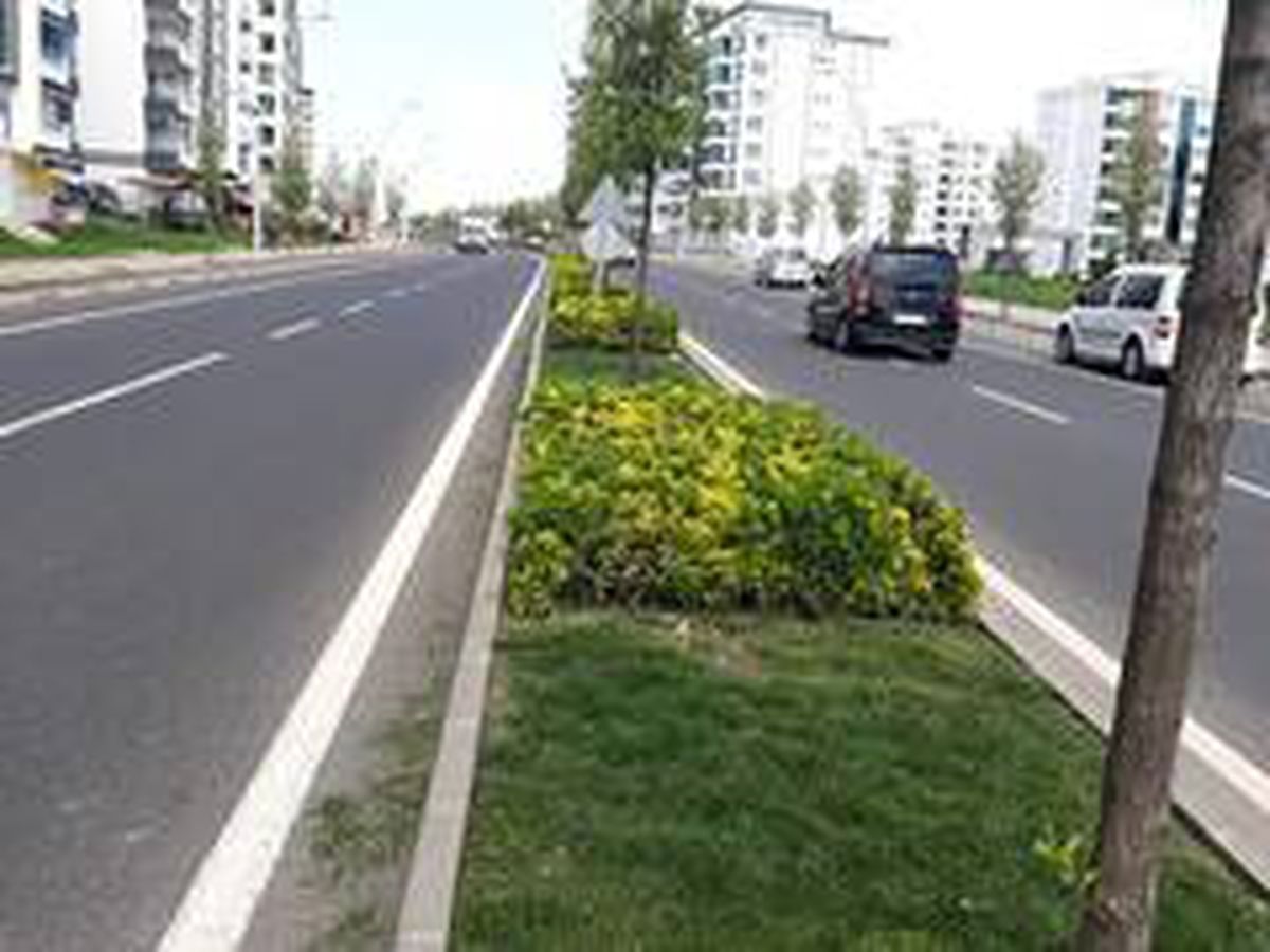 Bağlar caddelerinde bahar havası