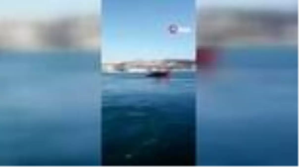 Boğazda faciadan dönüldü...Makine arızası yapan ham petrol gemisi denizde sürüklendi