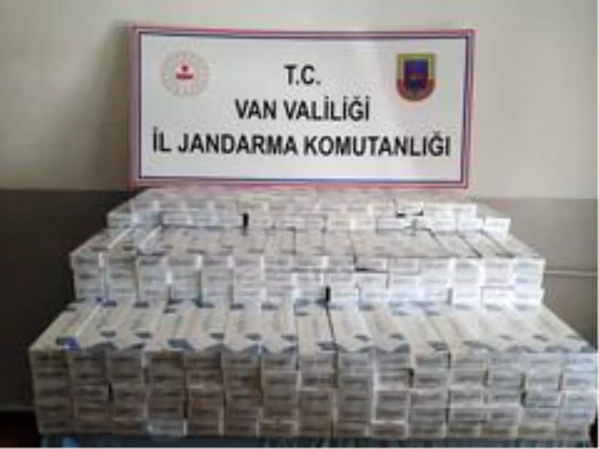Çaldıran\'da 7 bin paket kaçak sigara ele geçirildi