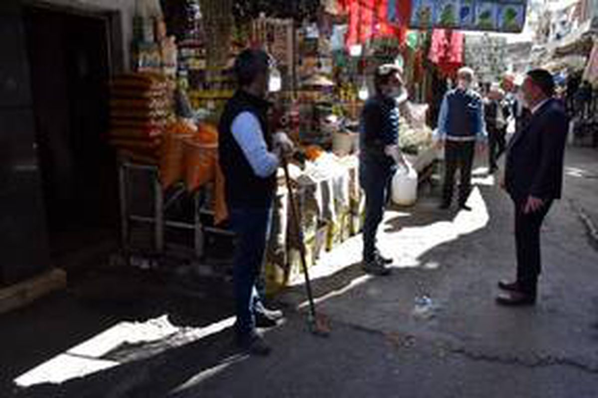Bağlar Belediye Başkanı Beyoğlu\'ndan esnaf ziyareti
