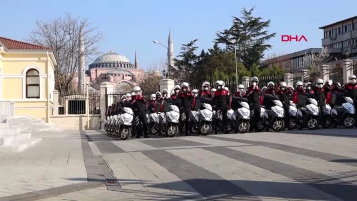 İSTANBUL\'A VEFA SOSYAL DESTEK ÇALIŞMALARI İÇİN 39 MOTOSİKLET HEDİYE EDİLDİ