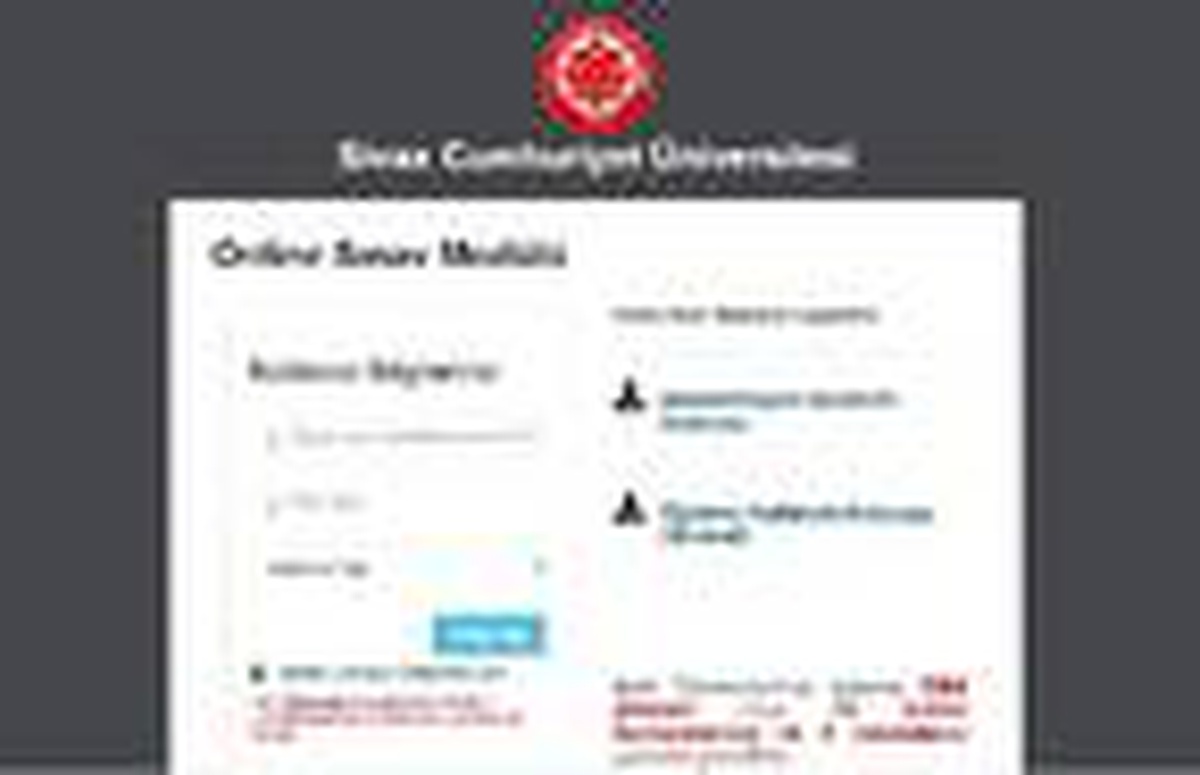 Sivas Cumhuriyet Üniversitesi online sınavına siber saldırı
