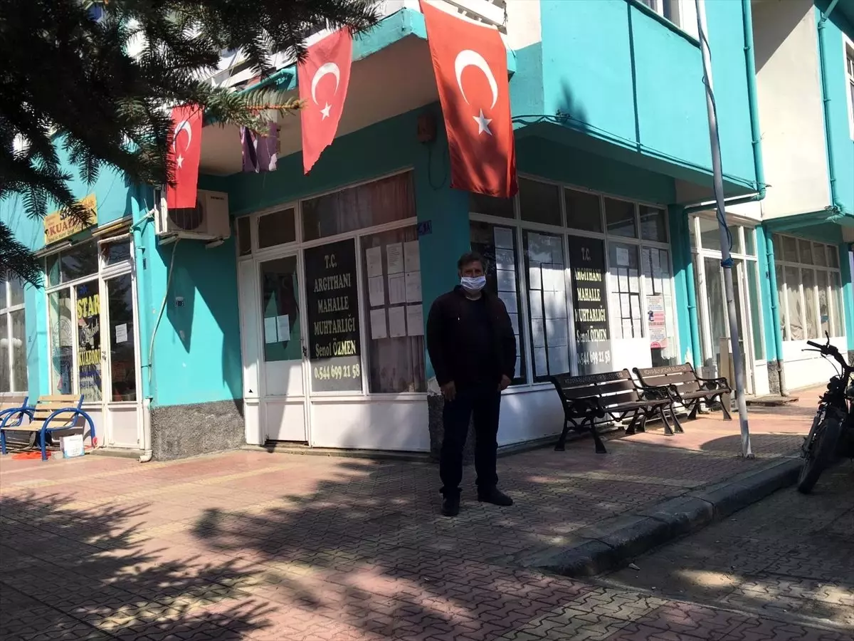 Argıthanı Mahallesi Muhtarı Özmen\'den teşekkür