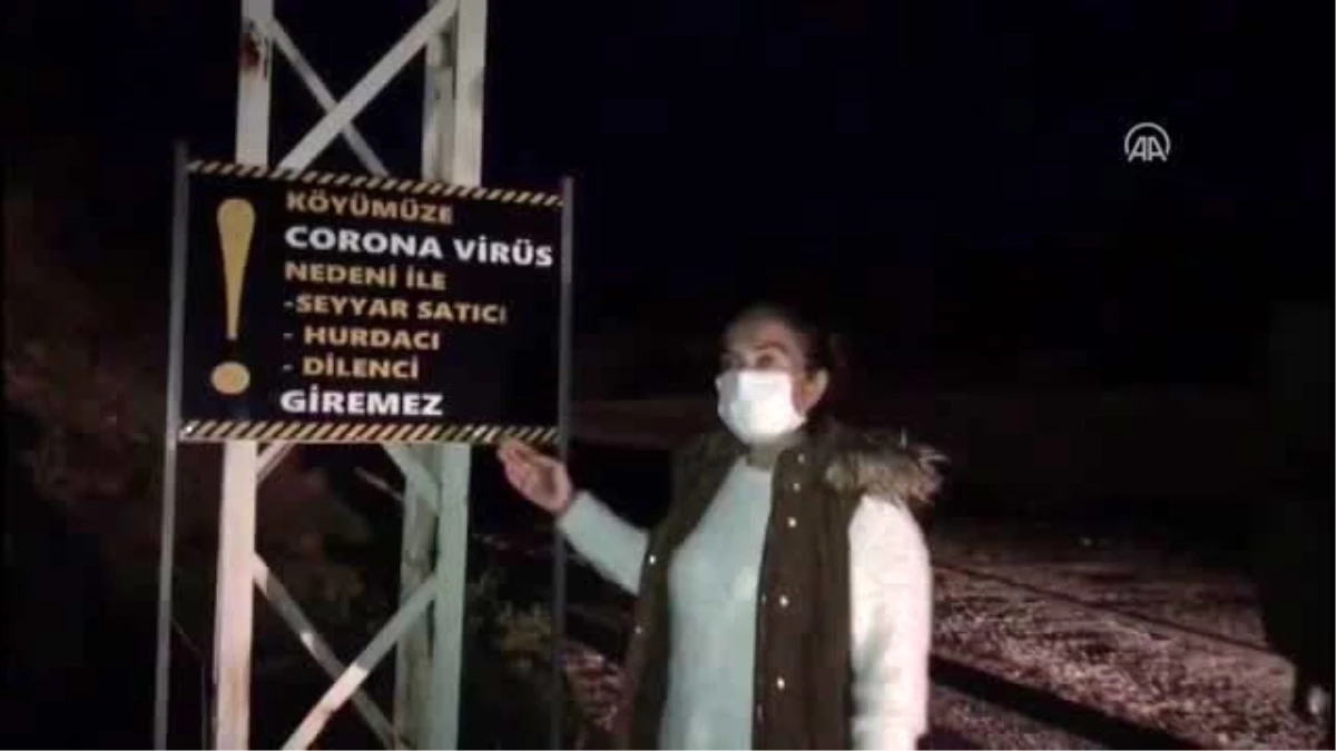 Kırıkkale\'de kadın muhtardan koronavirüs önlemi