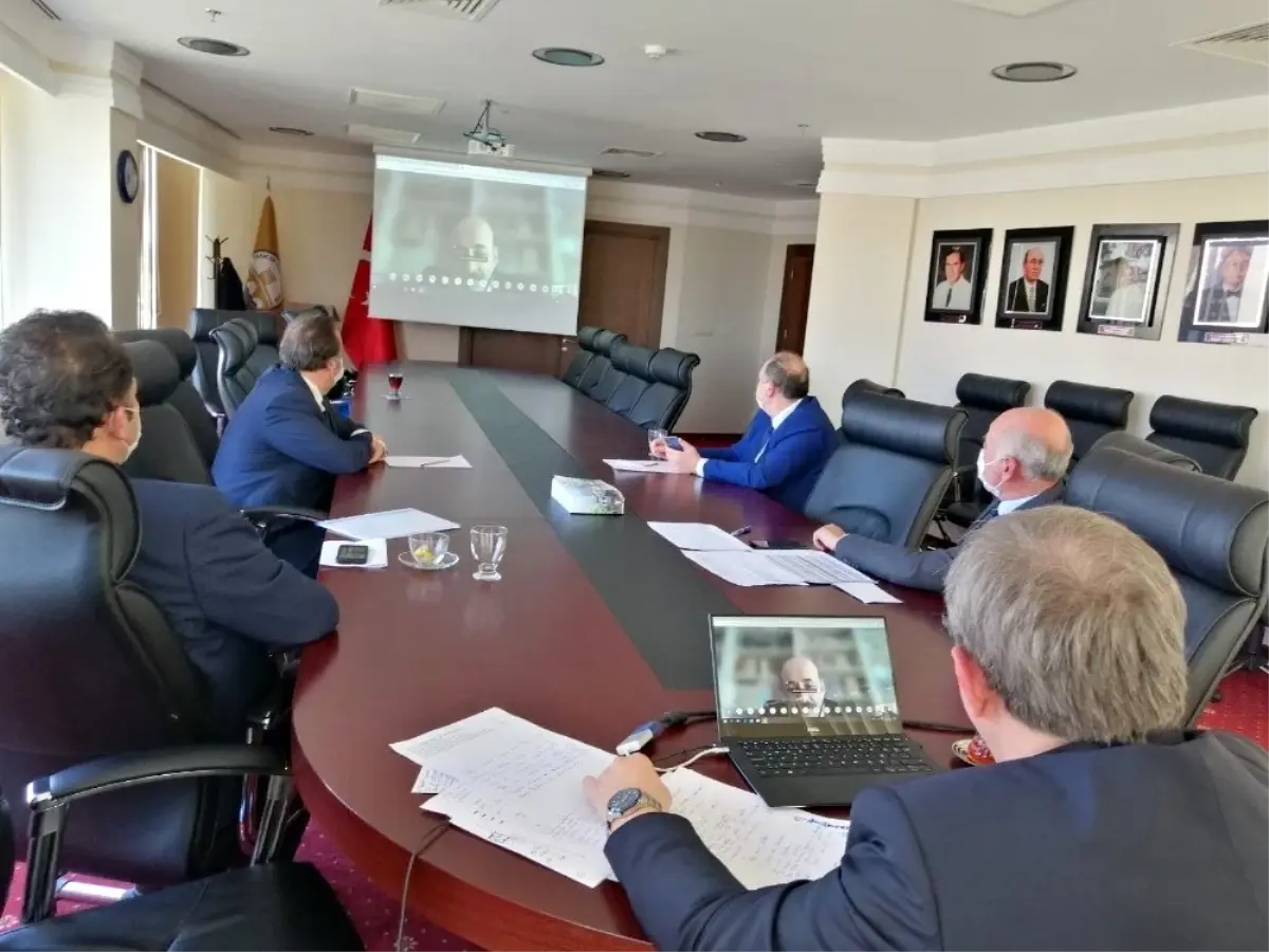 Trakya Üniversitesi yönetimi, YÖK Başkanı ile dijital toplantıya katıldı