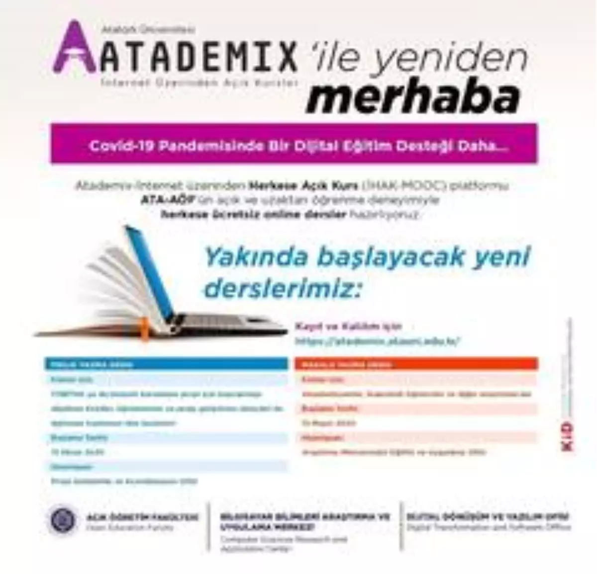 Atademix ile proje yazma kursuna yeniden merhaba