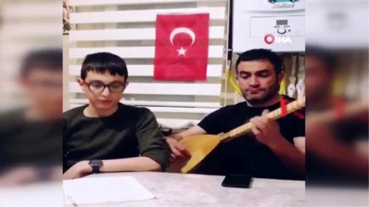 Erzincanlı baba-oğul, Bakan Soylu\'ya türkü yazdı