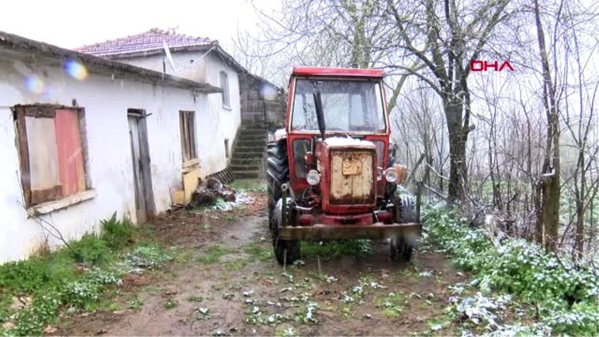 Kırklareli\'de kar yağışı