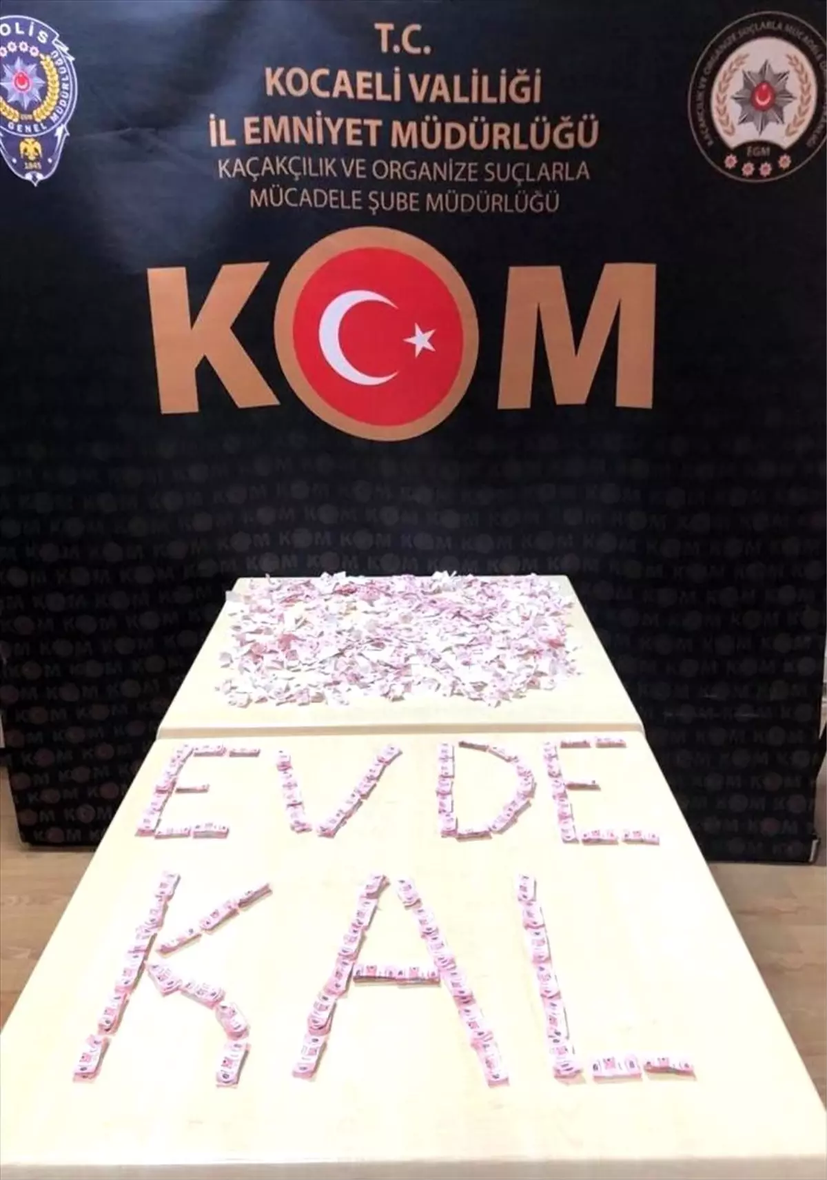 Kocaeli\'de 340 bin makaron ele geçirildi