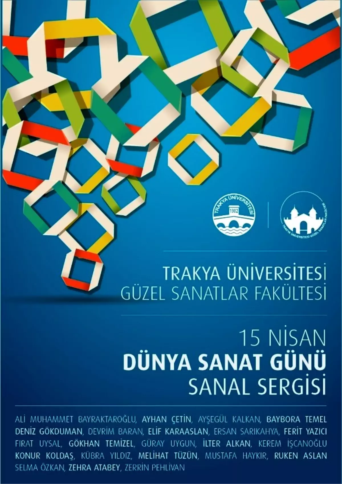 Trakya Üniversitesi Güzel Sanatlar Fakültesi\'nden "Dünya Sanat Günü"ne özel sanal sergi