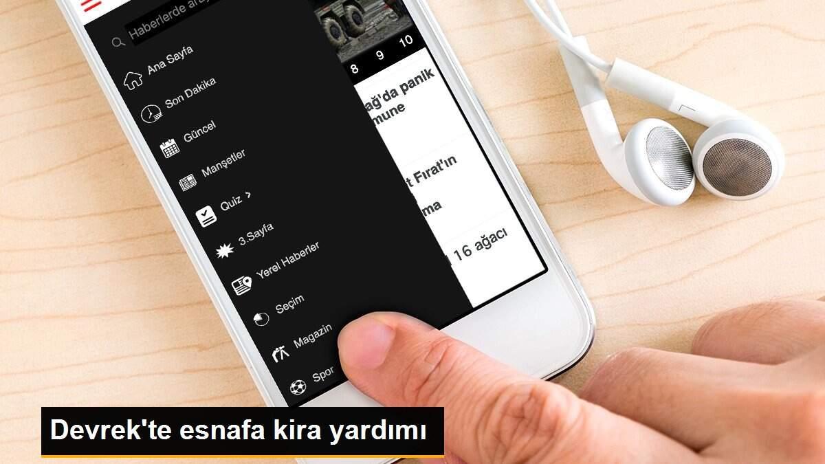 Devrek\'te esnafa kira yardımı