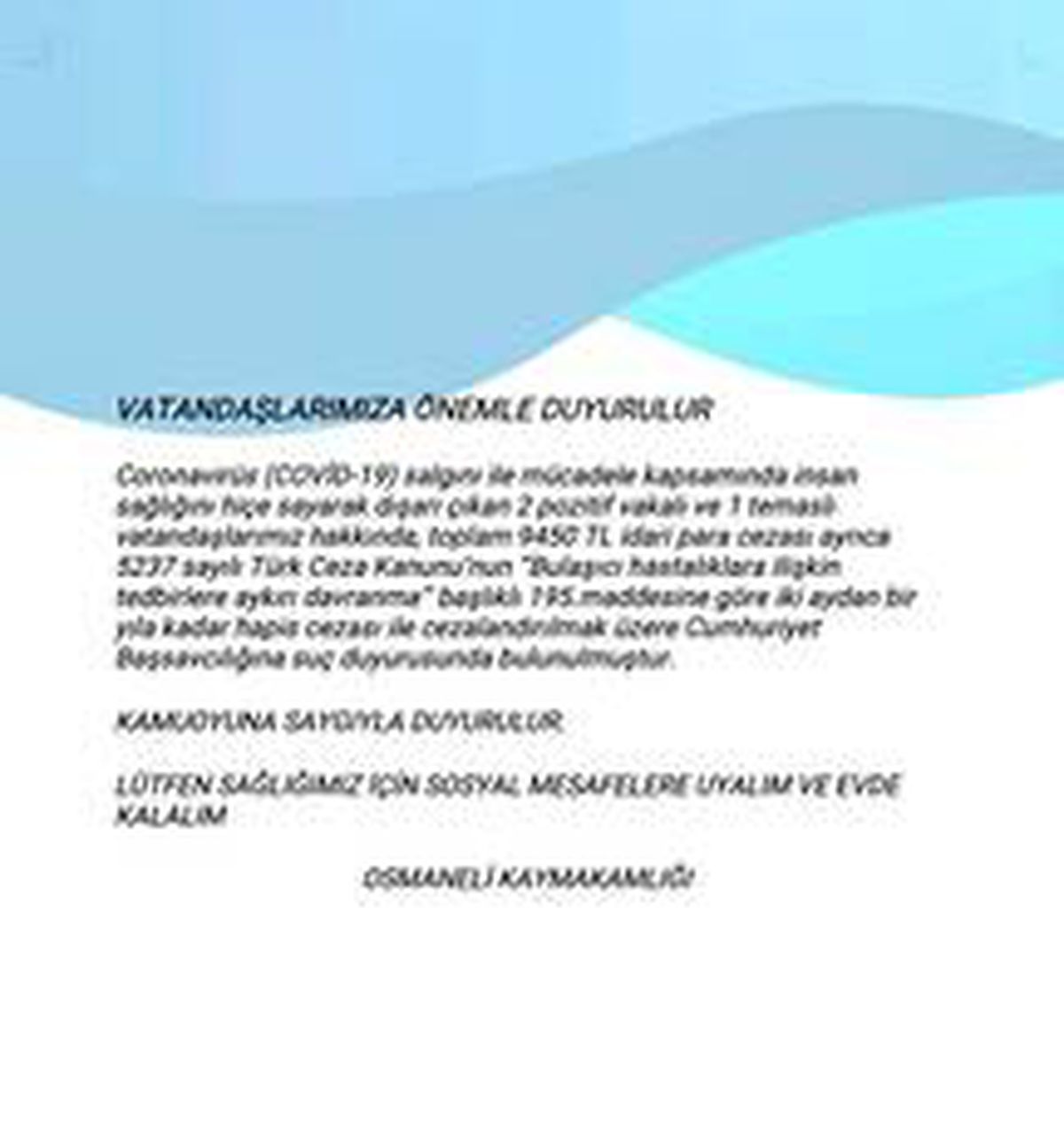 Karantinadan çıkıp alışverişe gidince 9 bin 450 TL ceza aldılar