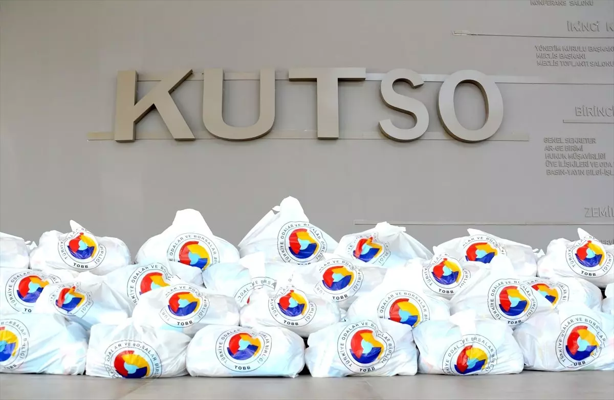 KUTSO, 1200 aileye gıda yardımı yaptı