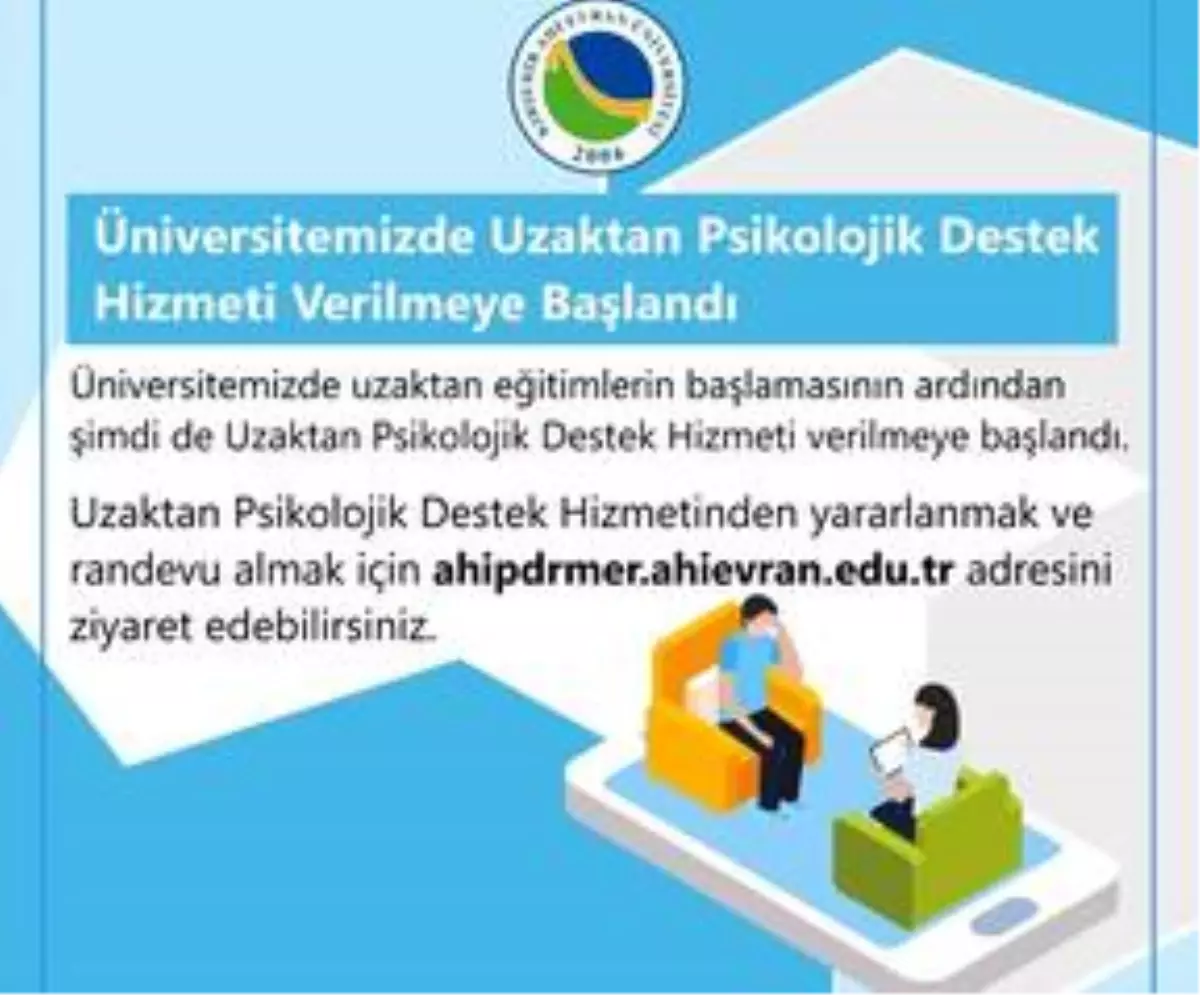 KAEÜ\'de öğrencilere uzaktan psikolojik destek hizmeti başlatıldı