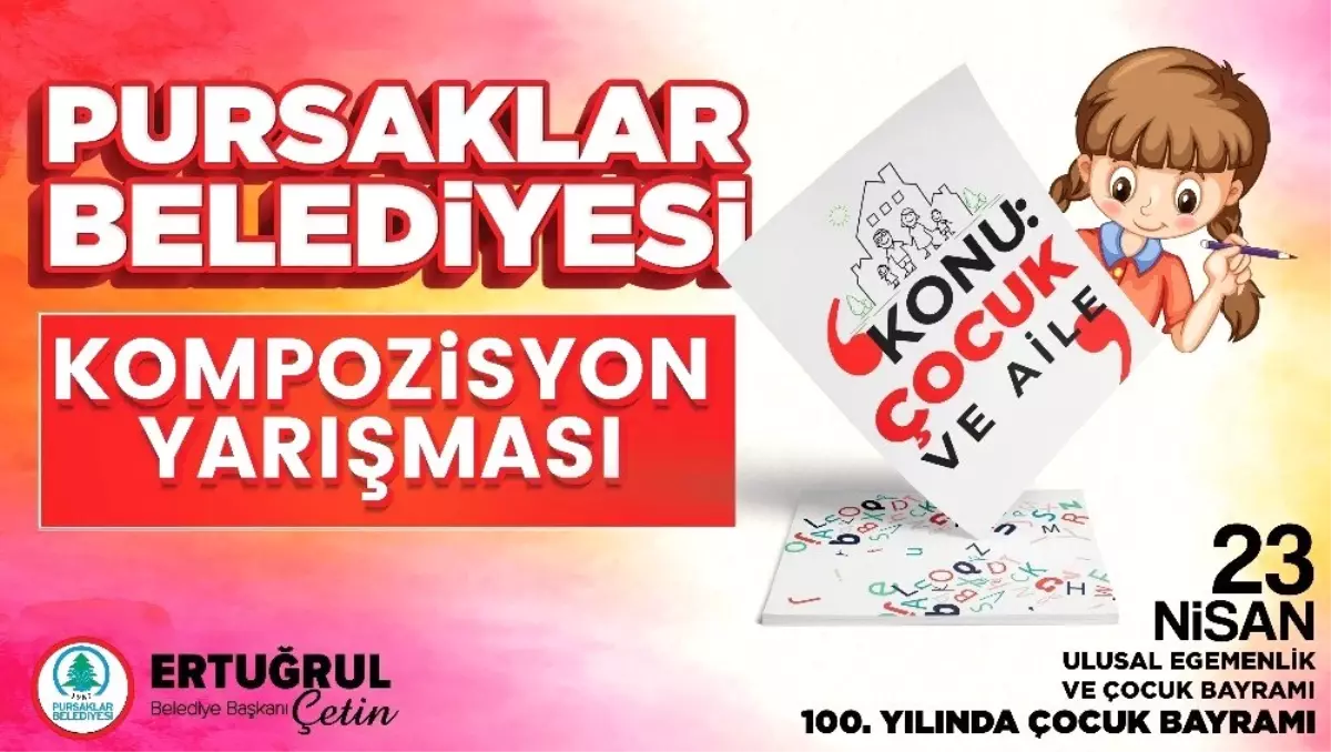 Pursaklar\'da "Çocuk ve Aile" temalı kompozisyon yarışması