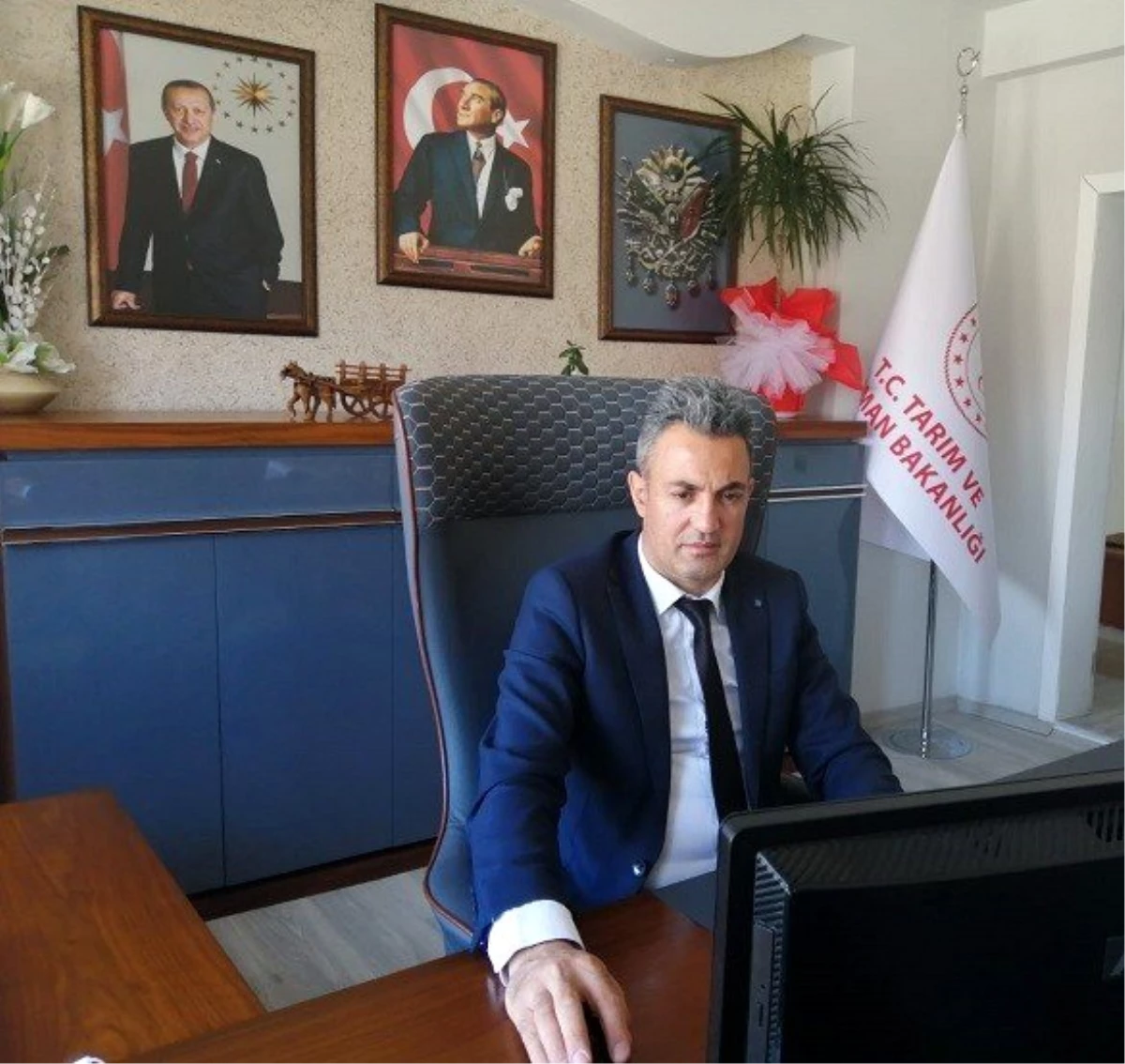 Üreticinin sorunlarını Bakan Yardımcısı Mustafa Aksu\'ya iletti