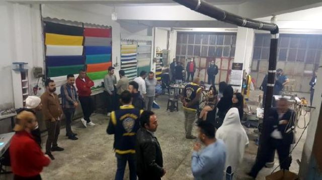 Ankara OSTİM'deki depoda pavyon eğlencesi yapanlara 60 bin lira ceza kesildi