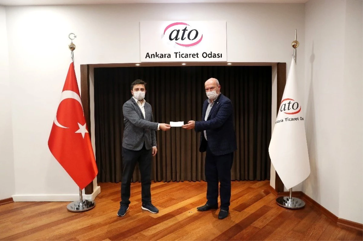 Coronathon Türkiye\'de dereceye giren başkentli firmaya ATO\'dan destek