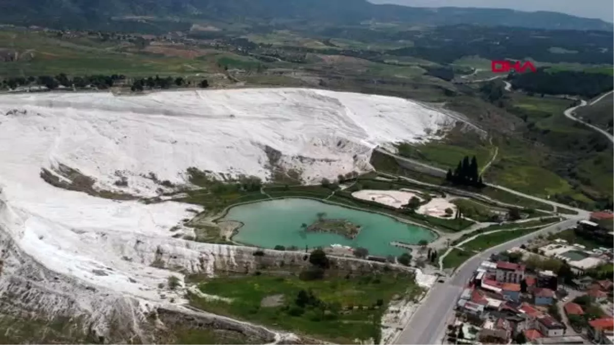 DENİZLİ Pamukkale artık daha beyaz