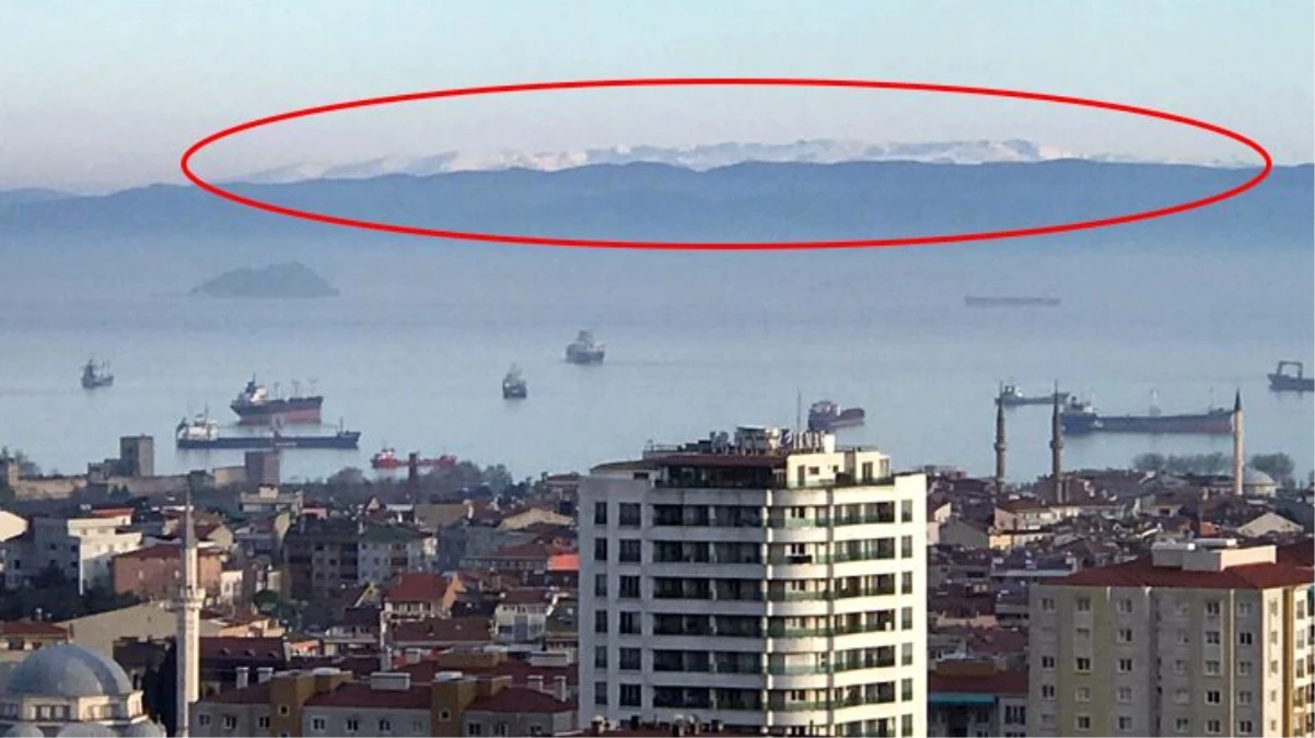 Koronavirüs tedbirleri hava kalitesini artırınca Uludağ, İstanbul\'dan cam gibi görünmeye başladı