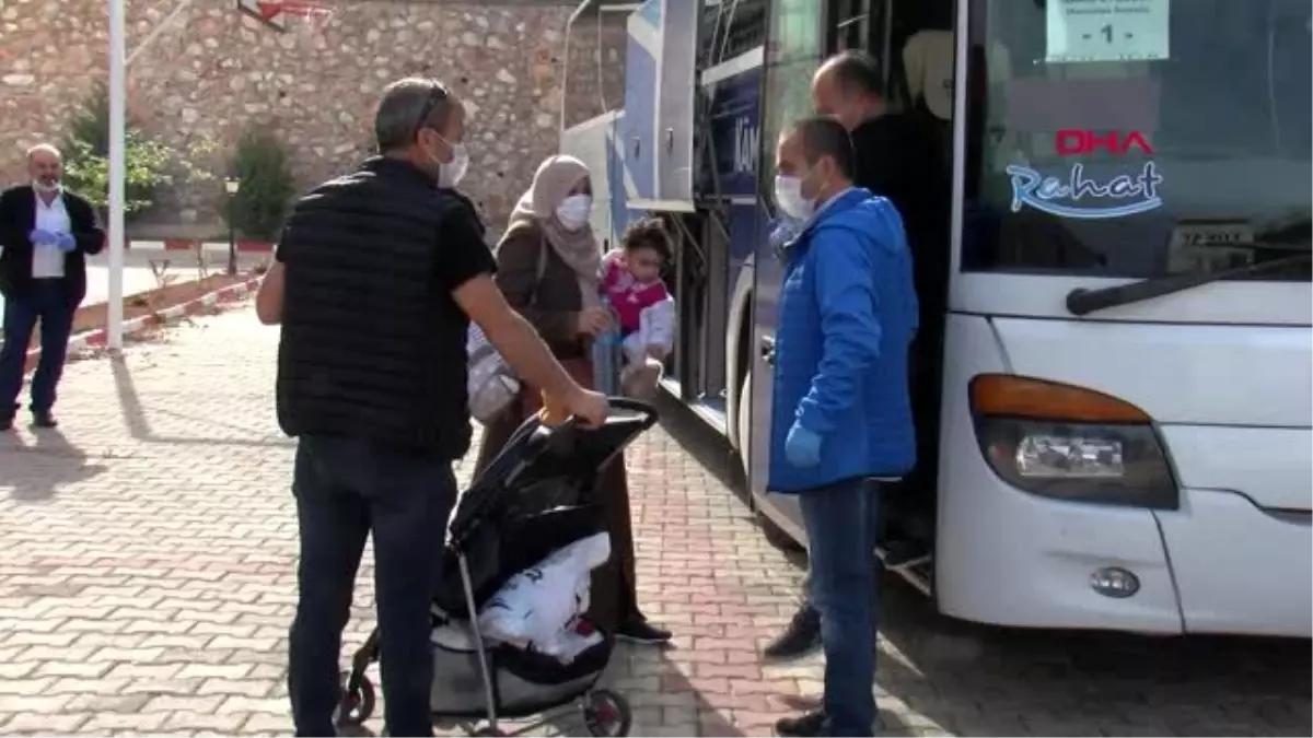 TOKAT Karantina süreleri tamamlanan 320 kişi Tokat\'tan ayrıldı