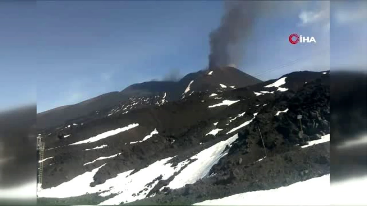 İtalya\'daki Etna Yanardağı yeniden harekete geçti
