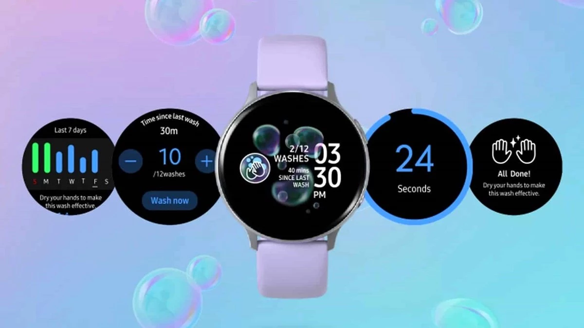 Samsung Akıllı Saatler için El Yıkama Uygulaması Çıktı
