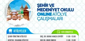 Şehir ve Medeniyet Okulu'nda online eğitim başladı