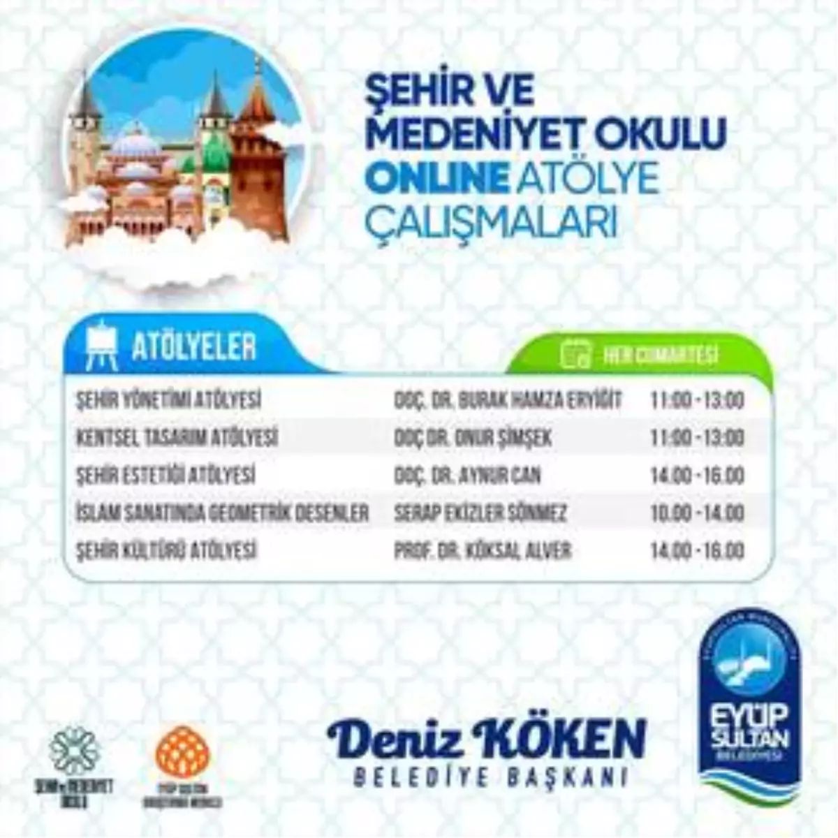 Şehir ve Medeniyet Okulu\'nda online eğitim başladı