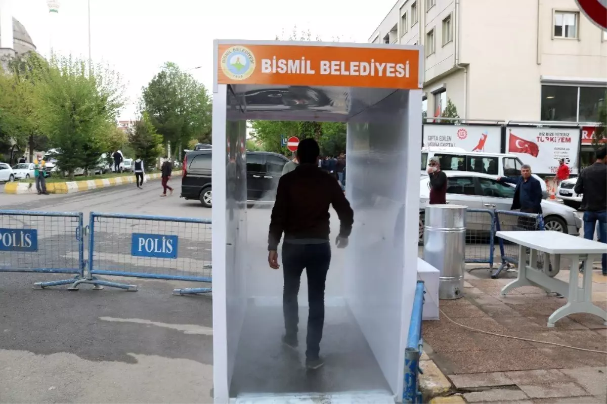 Bismil\'de dezenfeksiyon tünelleri hizmete girdi