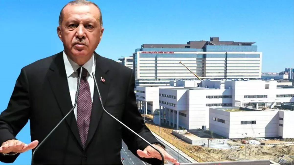 Erdoğan, "Başbakan olduğum günden beri hayalimdi" dediği Başakşehir Şehir Hastanesi\'ni hayata geçirdi