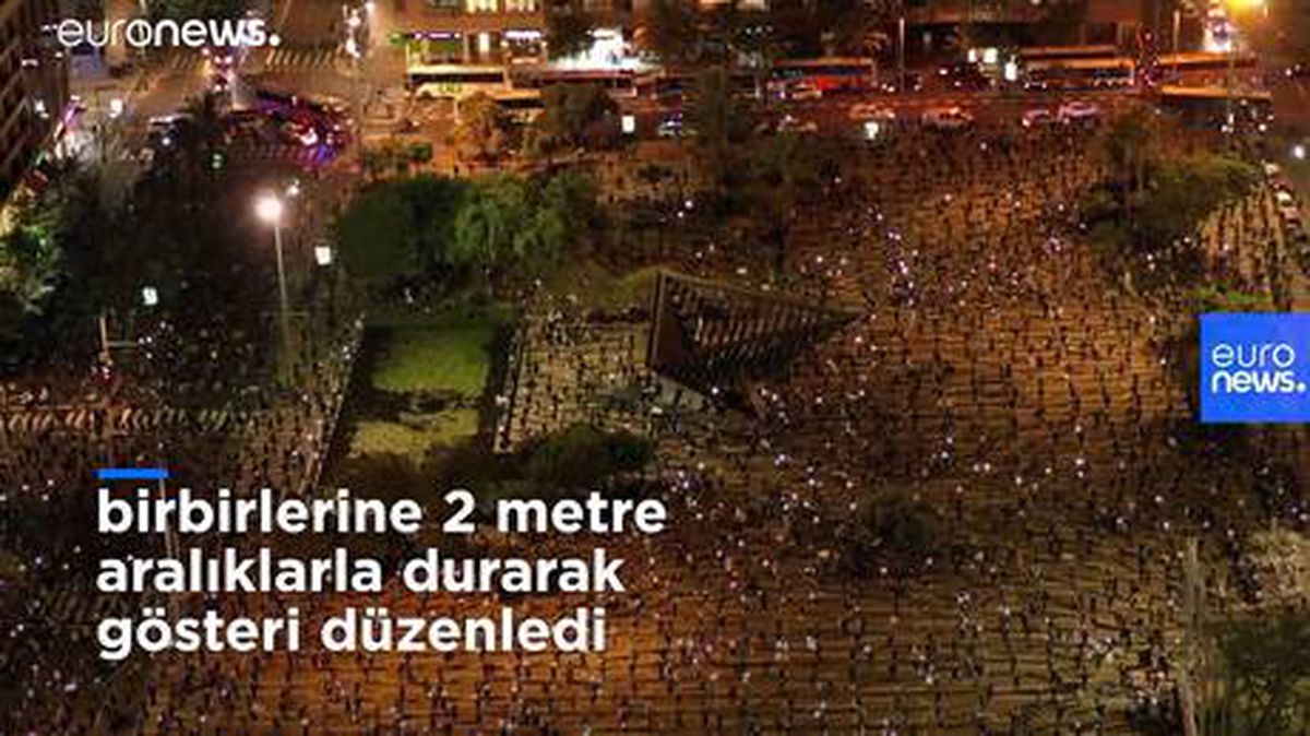 İsrail\'de koronavirüse rağmen Başbakan Netanyahu karşıtı gösteriler sürüyor