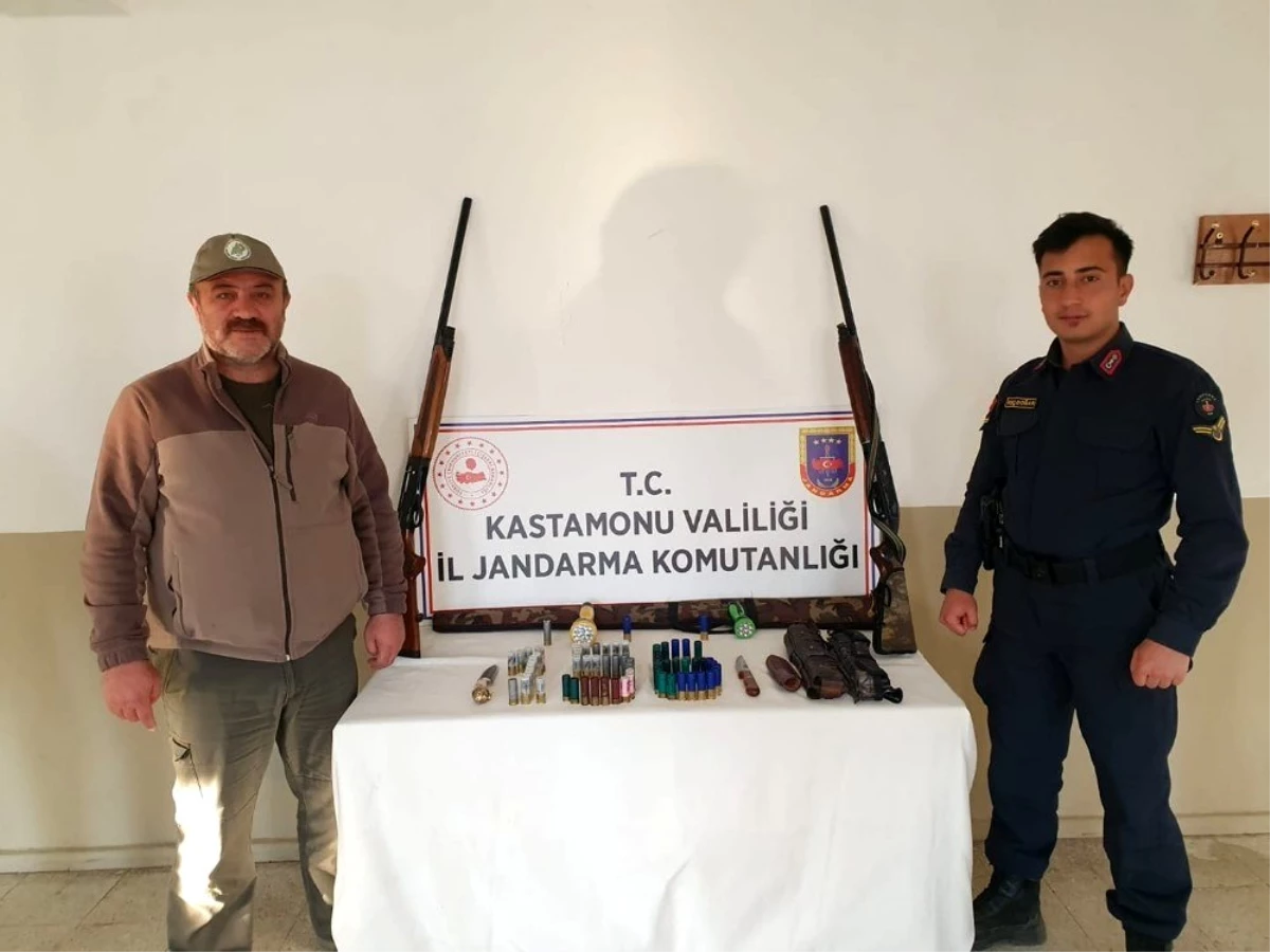 Kastamonu\'da kaçak avlanan üç kişi suçüstü yakalandı
