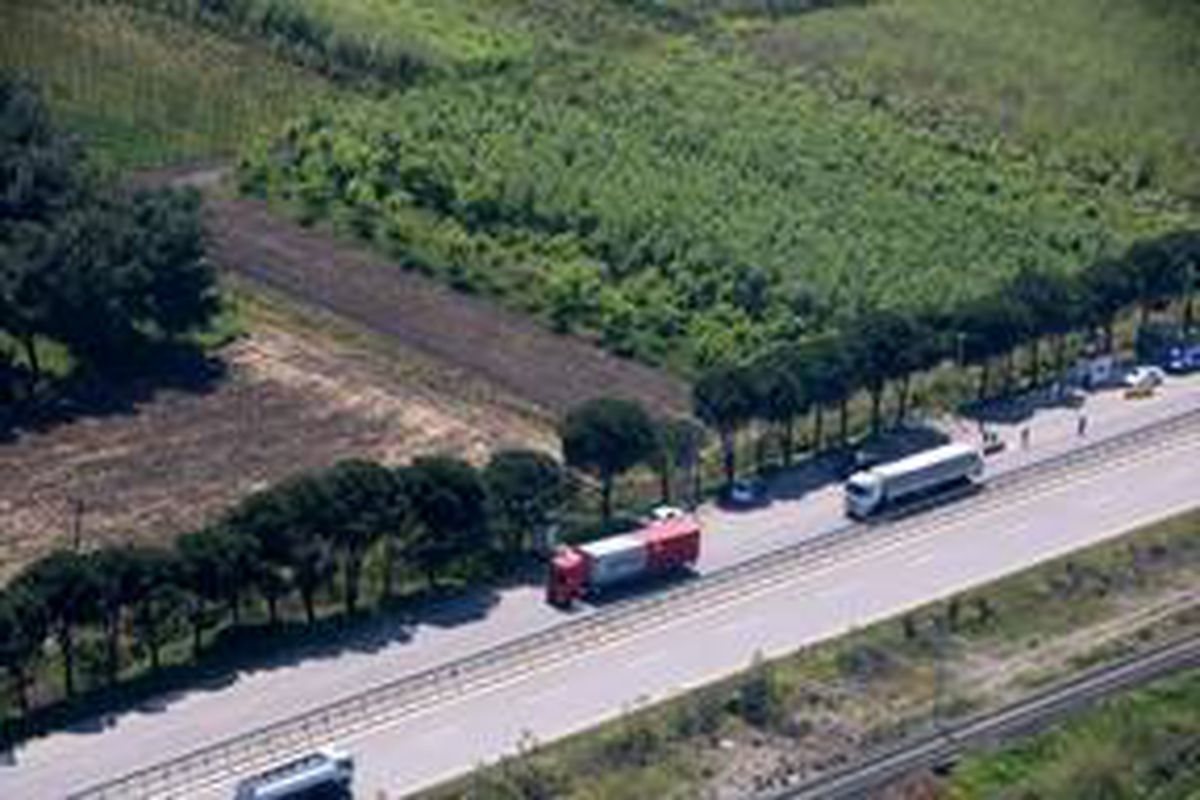 Manisa\'da jandarmadan havadan trafik denetimi