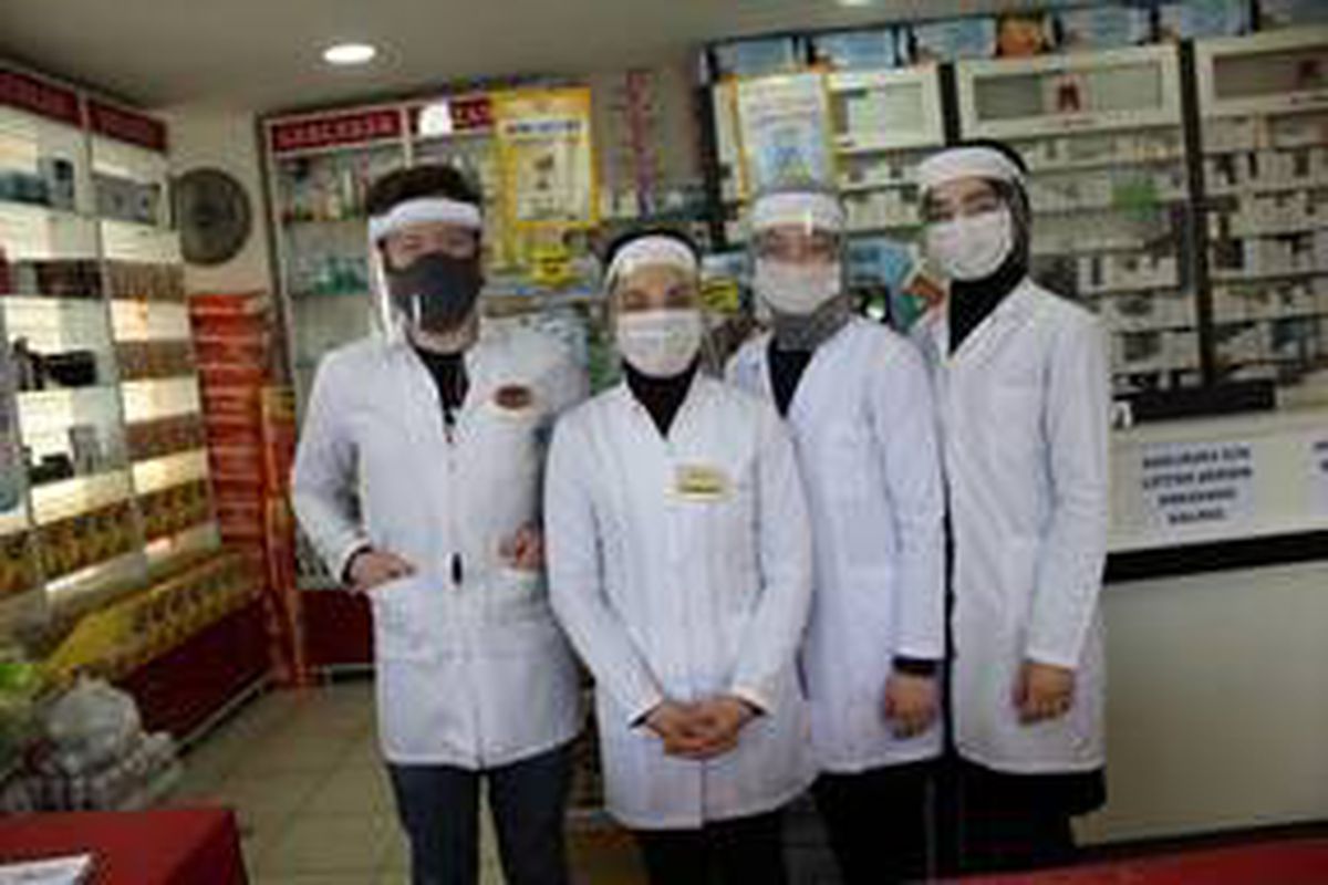 Ordu\'da maske üretimi