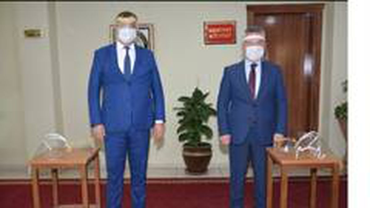 Van Emniyet Müdürlüğüne siperlik maske desteği