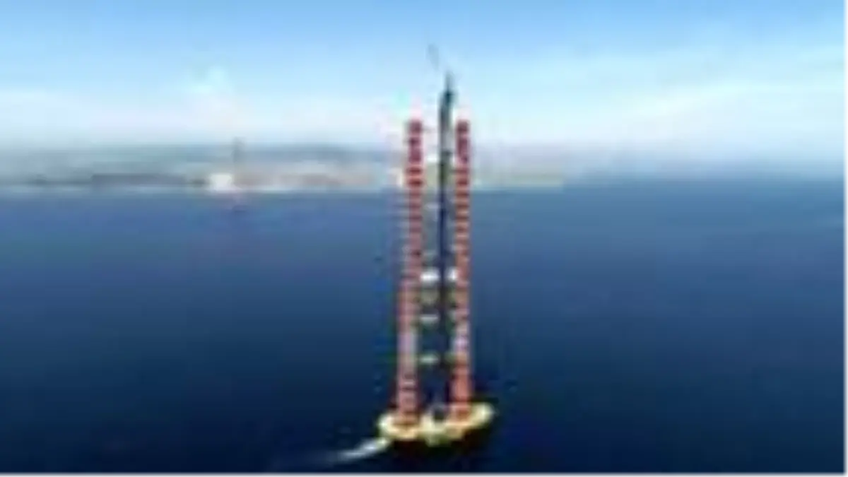 Çalışmaların hızla devam ettiği 1915 Çanakkale Köprüsü\'nün kuleleri 250 metreye ulaştı