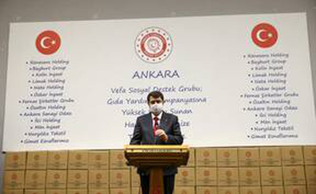 Ankara\'daki ihtiyaç sahipleri için hazırlanan 80 bin gıda kolisi yola çıktı