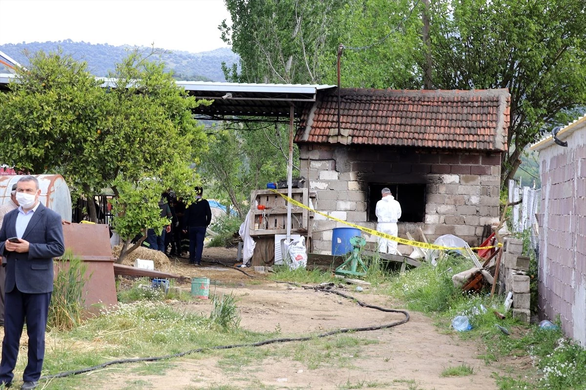 Aydın\'da tarladaki kulübede çıkan yangında 2 ve 4 yaşında iki çocuk öldü